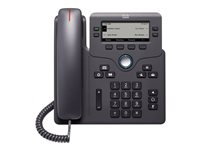 Cisco IP Phone 6851 - Téléphone VoIP - SIP, SRTP - 4 lignes - Charbon CP-6851-3PW-CE-K9=