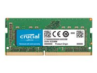Crucial - DDR4 - module - 16 Go - SO DIMM 260 broches - 2666 MHz / PC4-21300 - CL19 - 1.2 V - mémoire sans tampon - non ECC CT16G4S266M