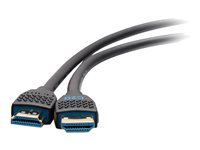 C2G 12ft 8K HDMI Cable with Ethernet - Performance Series Ultra High Speed - Ultra High Speed - câble HDMI avec Ethernet - HDMI mâle pour HDMI mâle - 3.6 m - noir - support 10K, support 8K60Hz (7680 x 4320), support 4K120Hz (4096 x 2160) C2G10456
