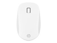 HP 410 Slim - Souris - droitiers et gauchers - 3 boutons - sans fil - Bluetooth 5.0 - blanc, finition matte - pour Laptop 15s; Pavilion 32 4M0X6AA