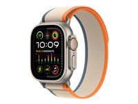 Apple - Boucle pour montre intelligente - 49 mm - taille M/L - orange, beige MT5X3ZM/A