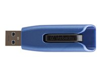 Verbatim Store 'n' Go V3 MAX - Clé USB - 128 Go - USB 3.0 - bleu/noir 49808