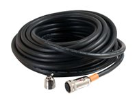 C2G RapidRun Multi-Format Runner Cable - CMG-rated - Câble vidéo/audio - connecteur MUVI femelle pour connecteur MUVI femelle - 10.7 m - noir 87110