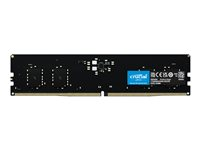Crucial - DDR5 - module - 8 Go - DIMM 288 broches - 5600 MHz / PC5-44800 - CL46 - 1.1 V - mémoire sans tampon - on-die ECC - noir CT8G56C46U5