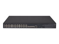 HPE 5130-24G-PoE+-4SFP+ EI - Commutateur - C3 - Géré - 24 x 10/100/1000 + 4 x 10 Gigabit Ethernet / 1 Gigabit Ethernet SFP+ - Montable sur rack - PoE+ (370 W) JG936A#ABB