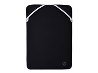 HP Reversible Protective - Housse d'ordinateur portable - 15.6" - noir, argent - pour Laptop 15, 15s; Pavilion 15 2F2K5AA