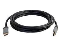 C2G 1.5m (5ft) HDMI Cable with Ethernet - High Speed CL2 In-Wall Rated - Câble HDMI avec Ethernet - HDMI mâle pour HDMI mâle - 1.5 m - blindé - noir 42521