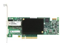 HPE StoreFabric SN1100E - Adaptateur de bus hôte - PCIe 3.0 x8 profil bas - 16Gb Fibre Channel x 1 - pour ProLiant DL360p Gen8, DL380p Gen8, DL385p Gen8, ML350p Gen8, XL230a Gen9; StoreEasy 3850 C8R38A