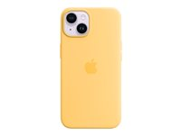 Apple - Coque de protection pour téléphone portable - compatibilité avec MagSafe - silicone - éclat du soleil - pour iPhone 14 MPT23ZM/A