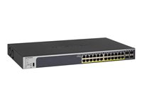 NETGEAR Pro GS728TPPv2 - V2 - commutateur - C3 - intelligent - 24 x 10/100/1000 (PoE+) + 4 x Gigabit SFP - Montable sur rack - PoE+ (380 W) GS728TPP-200EUS