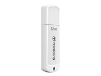 Transcend JetFlash 370 - Clé USB - 32 Go - USB 2.0 - blanc TS32GJF370