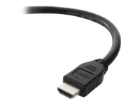 Belkin Standard - Câble HDMI - HDMI mâle pour HDMI mâle - 5 m - double blindage - noir - support 4K F3Y017BT5M-BLK