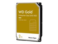 WD Gold Datacenter Hard Drive WD2005FBYZ - Disque dur - 2 To - interne - 3.5" - SATA 6Gb/s - 7200 tours/min - mémoire tampon : 128 Mo WD2005FBYZ