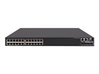 HPE 5510 24G PoE+ 4SFP+ HI 1-slot Switch - Commutateur - Géré - 24 x 10/100/1000 (PoE+) + 4 x 10 Gigabit SFP+ - Montable sur rack - PoE+ (740 W) JH147A
