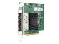 Intel E810-XXVDA4 - Adaptateur réseau - PCIe 4.0 x16 - 25 Gigabit SFP28 x 4 - pour ProLiant DL110 Gen10 Plus Front Cabled Telco P41614-B21