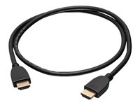 C2G 3ft 4K HDMI Cable with Ethernet - High Speed - UltraHD Cable - M/M - Câble HDMI avec Ethernet - HDMI mâle pour HDMI mâle - 91 cm - blindé - noir 56782