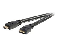 C2G 30m Active High Speed HDMI Cable In-Wall, CL3-Rated - Câble HDMI - HDMI mâle pour HDMI mâle - 30 m - double blindage - noir 80549