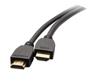C2G 6ft (1.8m) Ultra High Speed HDMI® Cable with Ethernet - 8K 60Hz - Ultra High Speed - câble HDMI avec Ethernet - HDMI mâle pour HDMI mâle - 1.8 m - noir - support 8K60Hz (7680 x 4320) C2G10411