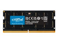 Crucial - DDR5 - module - 48 Go - SO DIMM 262 broches - 5600 MHz / PC5-44800 - CL46 - 1.1 V - on-die ECC - noir CT48G56C46S5