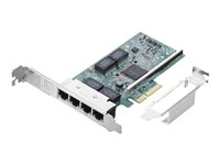 Broadcom BCM5719-4P - Adaptateur réseau - PCIe 2.1 x4 profil bas - Gigabit Ethernet x 4 - pour ThinkPad L15 Gen 4; ThinkStation P3; P360; P520; P520c; P620; P720; P920 4XC1K80847