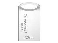 Transcend JetFlash 710 - Clé USB - 32 Go - USB 3.1 - argent TS32GJF710S