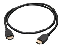 C2G Câble HDMI 4K de 6 pieds avec Ethernet - Haute vitesse - Câble UltraHD - M/M - Câble HDMI avec Ethernet - HDMI mâle pour HDMI mâle - 1.83 m - blindé - noir 56783