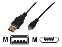 MCL - Câble USB - USB (M) pour Micro-USB de type B (M) - USB 2.0 - 2 m MC922AHB-2M