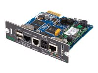 APC Network Management Card 2 with Environmental Monitoring, Out of Band Management and Modbus - Carte de supervision distante - SmartSlot - 10/100 Ethernet - pour P/N: GVX500K1250GS, GVX500K1500GS, GVX750K1250GS, GVX750K1500GS, GVX750K1500HS AP9635