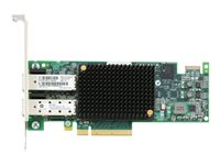 HPE StoreFabric SN1100E - Adaptateur de bus hôte - PCIe 3.0 x8 profil bas - 16Gb Fibre Channel x 2 - pour Integrity MC990; ProLiant DL360p Gen8, ML350p Gen8, XL230a Gen9; StoreEasy 3850 C8R39A