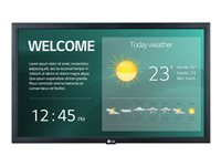 LG 22SM3G - Classe de diagonale 22" (21.5" visualisable) écran LCD rétro-éclairé par LED - signalisation numérique avec Pro:Idiom intégré - 1080p 1920 x 1080 - noir 22SM3G