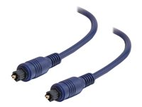 C2G Velocity - Câble audio numérique (optique) - TOSLINK mâle pour TOSLINK mâle - 3 m - fibre optique 80325