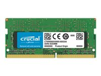 Crucial - DDR4 - module - 16 Go - SO DIMM 260 broches - 2400 MHz / PC4-19200 - CL17 - 1.2 V - mémoire sans tampon - non ECC CT16G4SFD824A