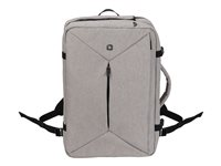 DICOTA Backpack Dual Plus EDGE - Sac à dos pour ordinateur portable - 13" - 15.6" - gris clair D31716