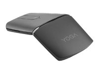 Lenovo Yoga Mouse with Laser Presenter - Souris/télécommande - optique - 4 boutons - sans fil - 2.4 GHz, Bluetooth 5.0 - récepteur sans fil USB - gris de fer 4Y50U59628