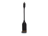 C2G Micro HDMI to HDMI Dongle Adapter Converter for AV Adapter Ring - Câble HDMI - 19 pin micro HDMI Type D mâle soudé pour HDMI femelle soudé - noir - support 4K, support 1080p, support pour 4K30Hz C2G30067