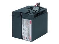 Cartouche de batterie de rechange APC #7 - Batterie d'onduleur - 1 x batterie - Acide de plomb - noir - pour P/N: SMT1500C, SMT1500I-AR, SMT1500IC, SMT1500NC, SMT1500TW, SUA1500ICH-45, SUA1500-TW RBC7