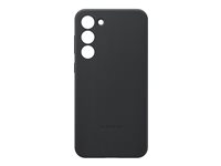 Samsung EF-VS916 - Coque de protection pour téléphone portable - cuir véritable - noir - pour Galaxy S23+ EF-VS916LBEGWW