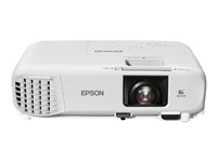 Epson EB-W49 - Projecteur 3LCD - portable - 3800 lumens (blanc) - 3800 lumens (couleur) - WXGA (1280 x 800) - 16:10 - LAN - blanc V11H983040